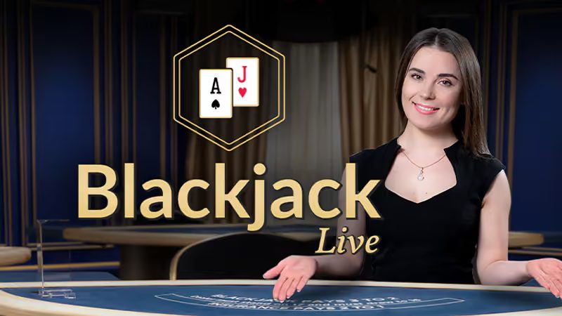 Live Blackjack dealer table streamed on Pussy888 Malaysia live casino