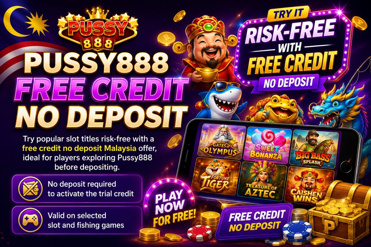 Pussy888 Free Credit No Deposit: try popular slot titles risk-free